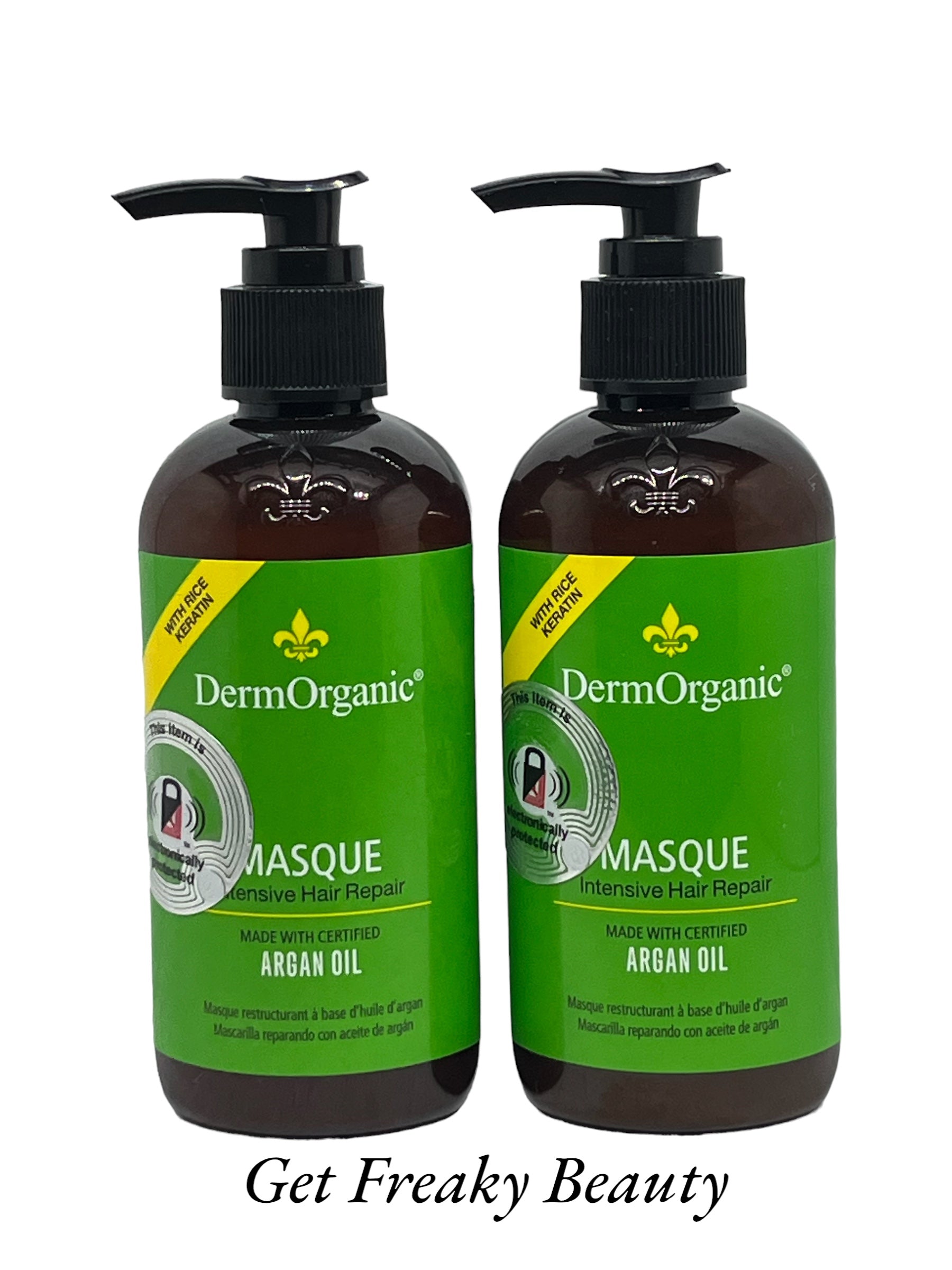 DermOrganic Intensive Hair repair Masque made w Organic Argan Oil - Pack of 3 popular